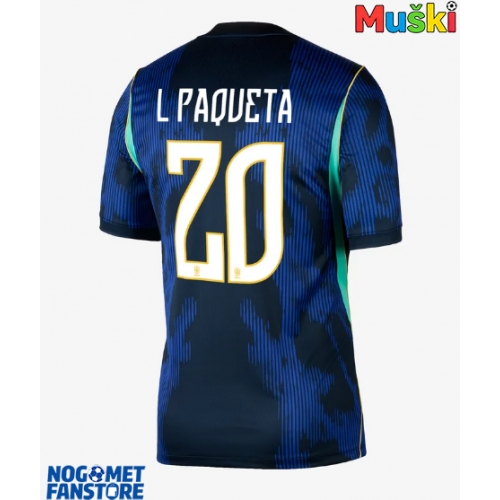 Brazil Lucas Paqueta #20 Gostujuci Dres SP 2026 Kratak Rukav